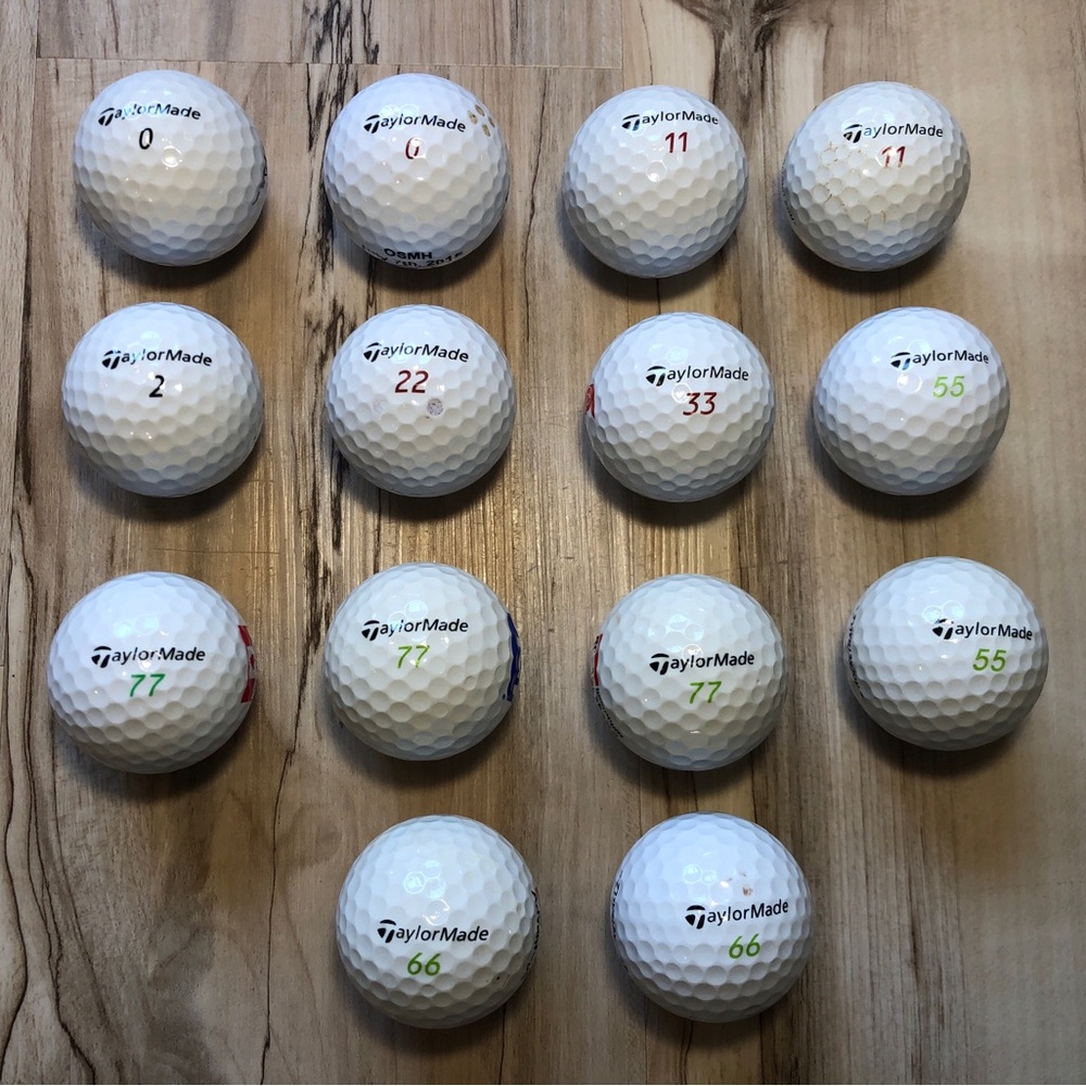 14 TaylorMade RBZ RocketBallz Urethane Stage 2 Golf Balls Mixed Used Lot
